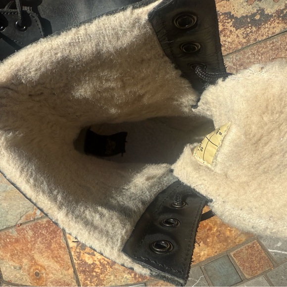 Dr. Martens Black Leather Boots, women size 10 - Picture 6 of 9